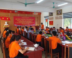 TRƯỜNG PTDTBT TH TÌA DÌNH ĐÓN ĐOÀN ĐÁNH GIÁ NGOÀI ĐỂ CÔNG NHẬN TRƯỜNG ĐẠT CHUẨN QUỐC GIA MỨC ĐỘ I