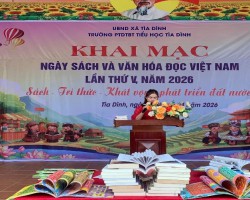 Trường PTDTBT TH Tìa Dình hưởng ứng “Ngày hội đọc sách”
